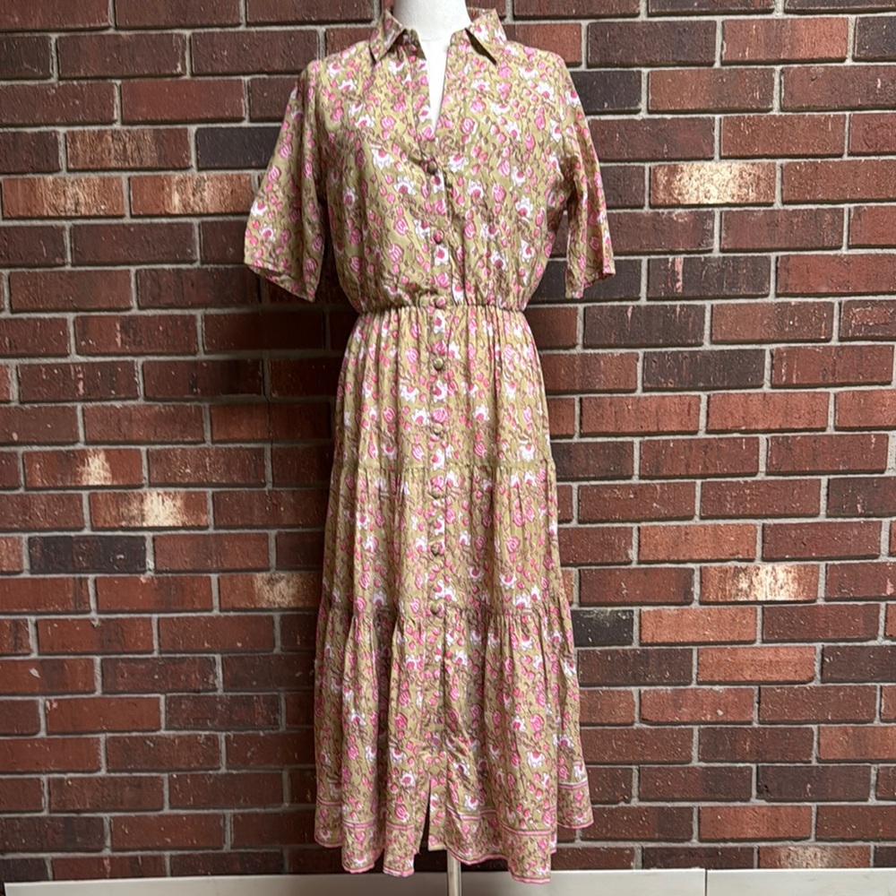 Hampton House Thornton Floral Dress Size Small